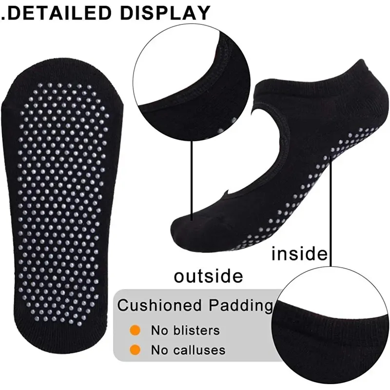 ถุงเท้าโยคะแบบไม่มีส้นกันลื่น  - Grip Sock Yoga บทวิจารณ์และราคา