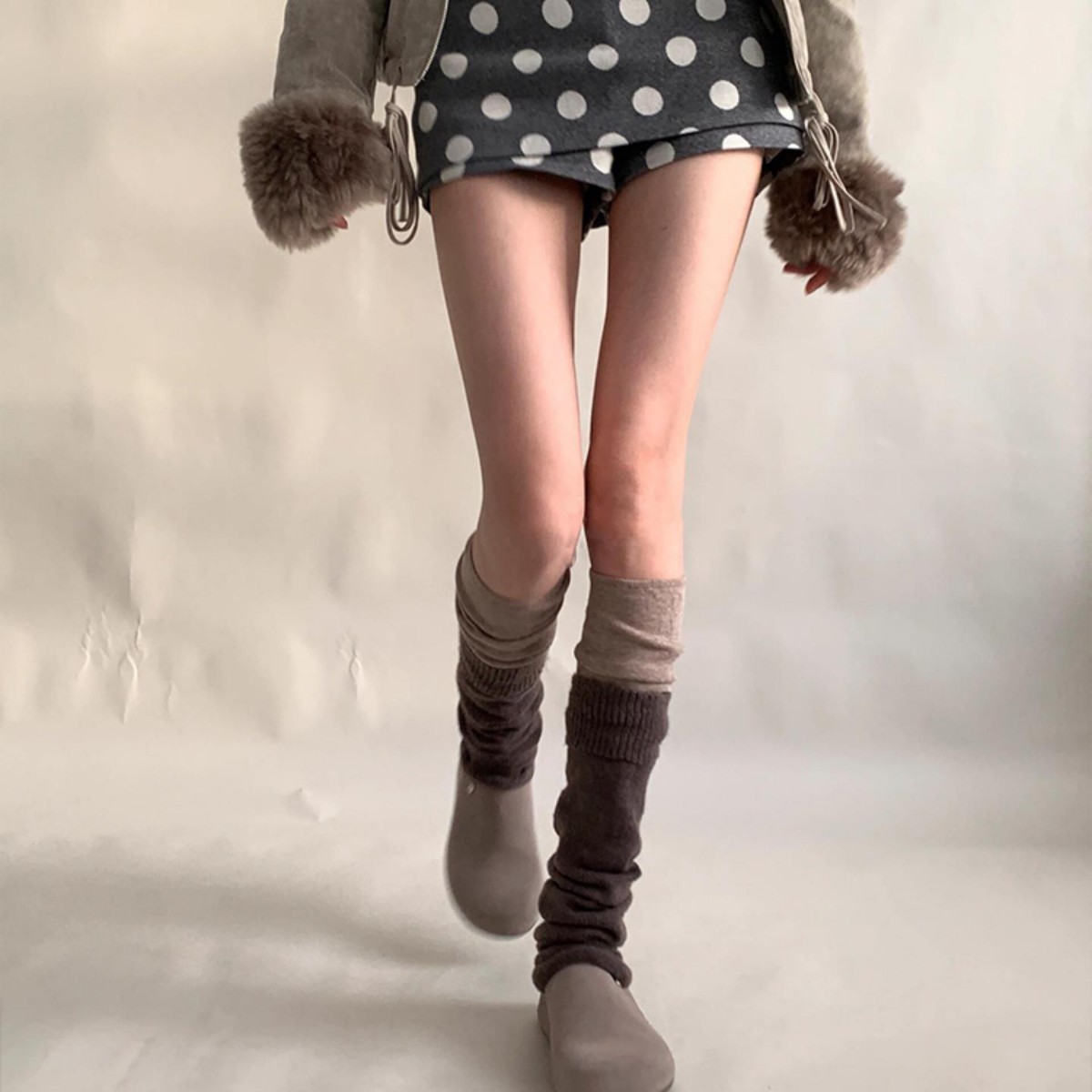 ถุงเท้ายาวเหนือเข่าสำหรับผู้หญ - Boot Sock Slouchy บทวิจารณ์และราคา
