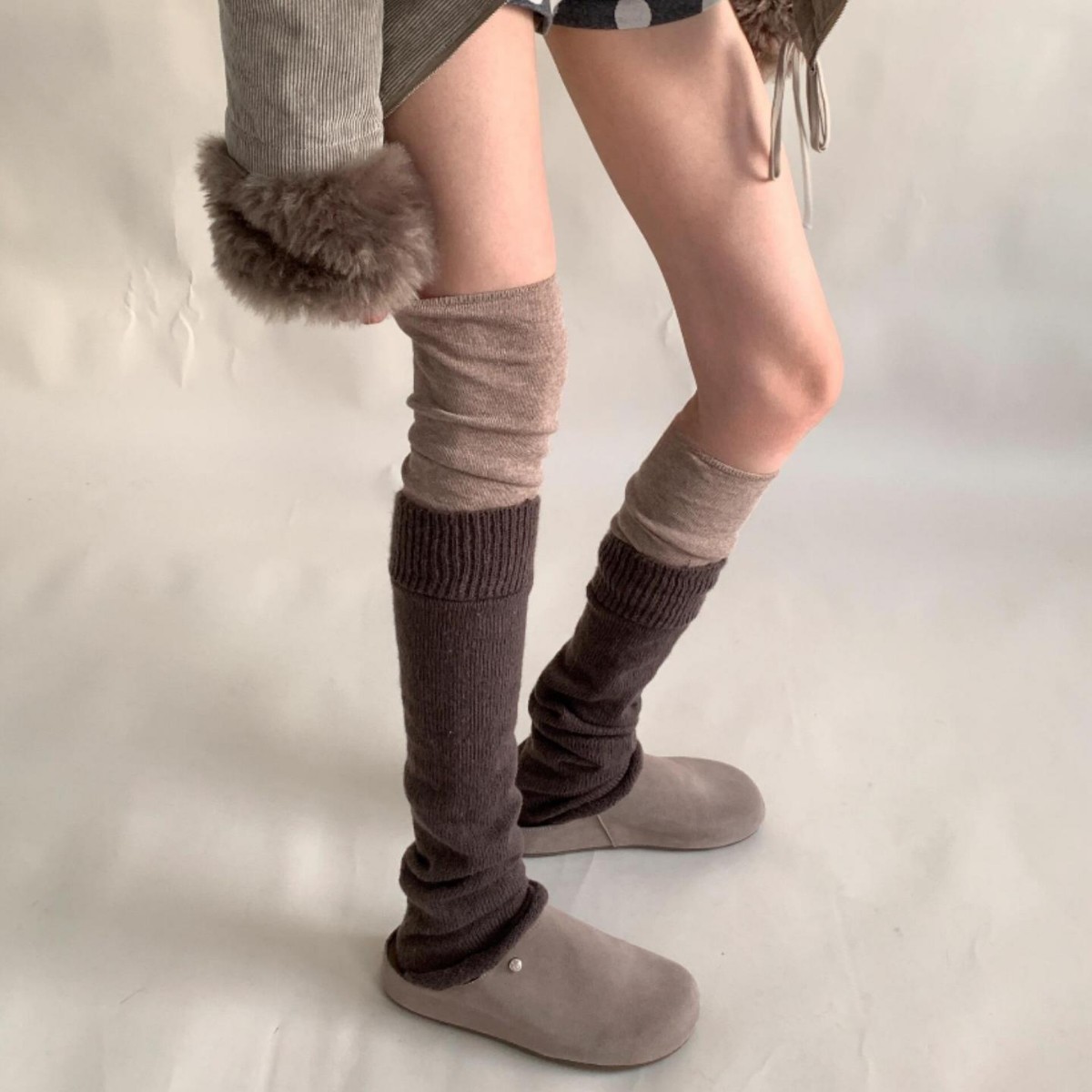 ถุงเท้ายาวเหนือเข่าสำหรับผู้หญ - Boot Sock Slouchy บทวิจารณ์และราคา