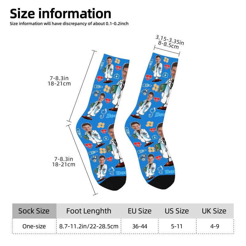 ถุงเท้าข้อสั้นลายหน้าคนแบบกำหน - Dress Sock Men บทวิจารณ์และราคา
