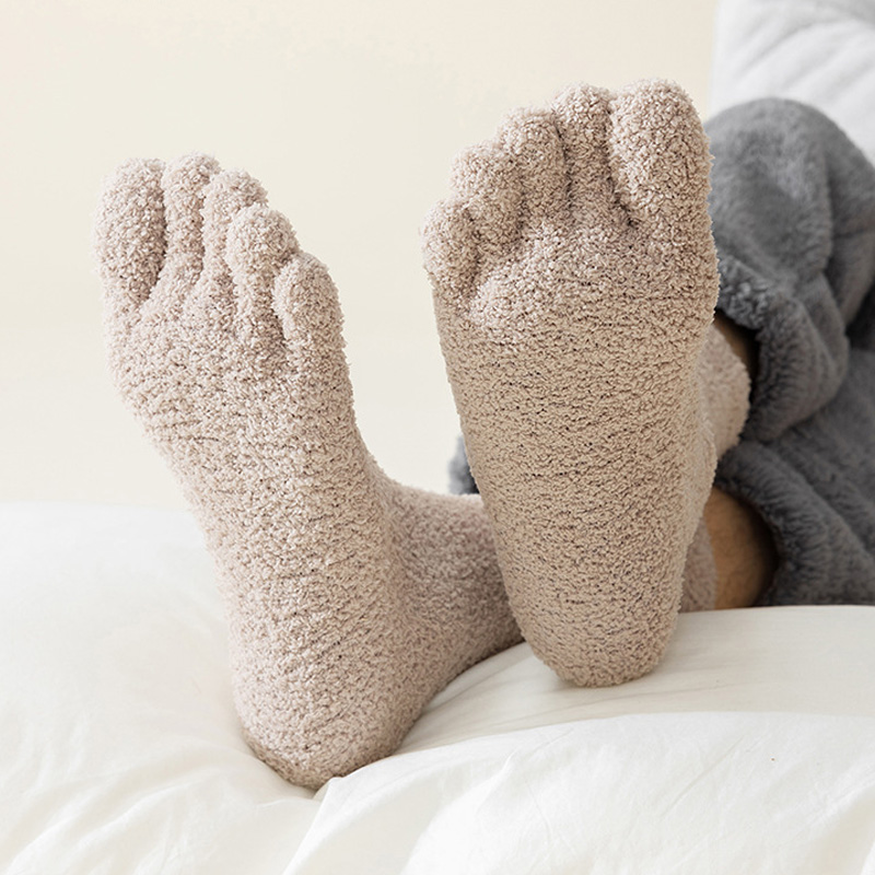 1/5 คู่ Mans Thermal Toe ถุงเท - Thermal Sock Winter บทวิจารณ์และราคา